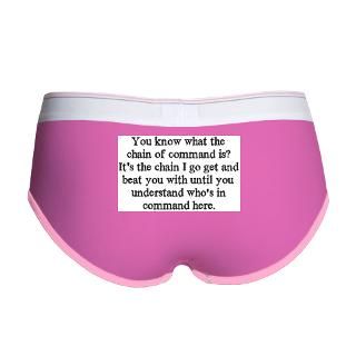 Adult Humor Gifts  Adult Humor Underwear & Panties  command Women