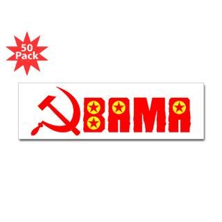 anti obama communist bumper sticker 50 pk $ 111 99