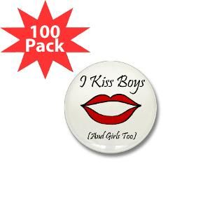 Kiss Boys (and girls too) Mini Button (100 pack)