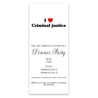 Love Criminal justice Invitations by Admin_CP8340717  512535112