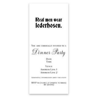 Real Men Wear Lederhosen Invitations by Admin_CP7859459  507328684