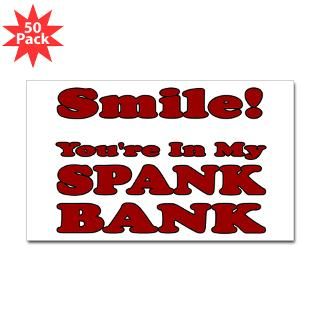 my spank bank rectangle sticker 50 pk $ 113 99