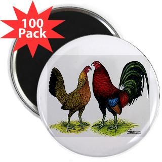 red gamefowl pair 2 25 magnet 100 pack $ 114 99
