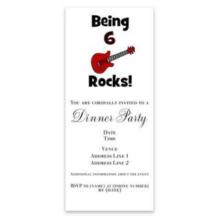 Being 6 Rocks Guitar Invitations by Admin_CP4169387  507076450