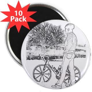 Bicycle Picture 2.25 Button (100 pack)