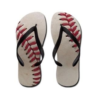 Baseball Gifts  Baseball Bathroom  Baseball Flip Flops