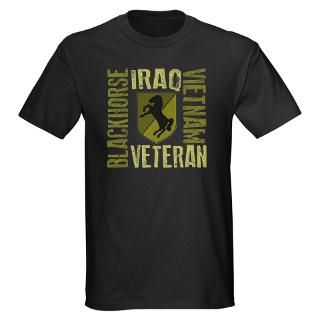 Iraq & Vietnam Blackhorse Dark T Shirt
