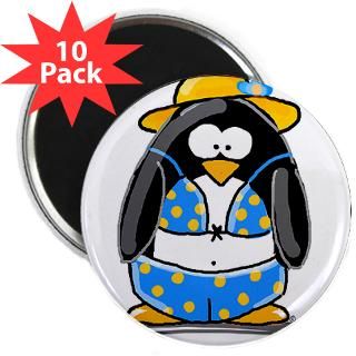 Bikini penguin 2.25 Magnet (10 pack)