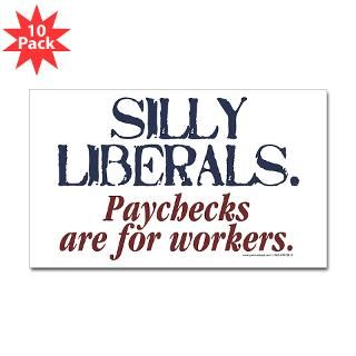 Silly Liberal Sticker (Rectangle 10 pk)