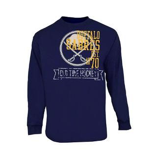 Buffalo Sabres Old Time Hockey Navy Axel Long Sleeve T Shirt