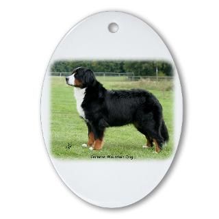 Bernese Mountain Dog 9Y236D 087 Ornament (Oval) for $12.50