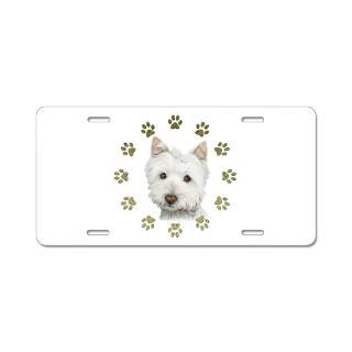 West Highland White Terrier License Plate Covers  West Highland White