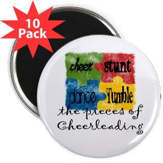 Pieces of Cheer 2.25 Magnet (10 pack)
