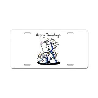 West Highland White Terrier License Plate Covers  West Highland White