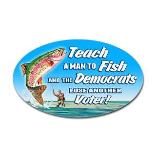 Teach a Man to Fish  RightWingStuff   Conservative Anti Obama T