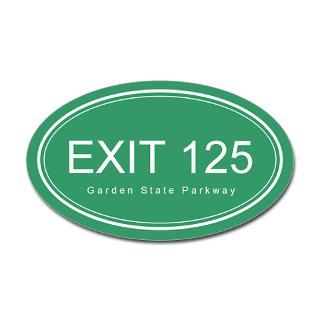 GSP Exit 125 Oval Decal for $4.25
