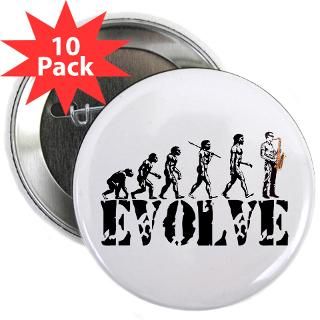 Sax Saxophone Evolution Rectangle Magnet (10 pack)