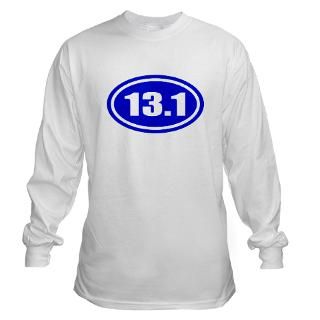 Blue 13.1 Half Marathon Long Sleeve T Shirt by itsalloval