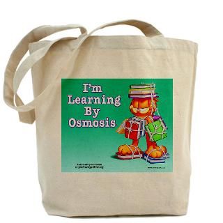 Garfield Learning by Osmosis Tote Bag