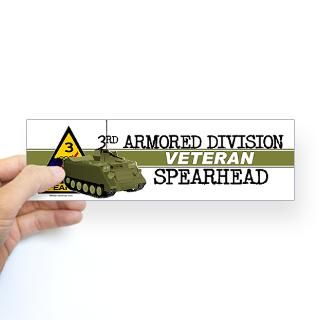 3Rd Armored Stickers  Car Bumper Stickers, Decals
