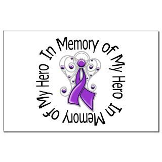 In Memory of My Hero Pancreatic Cancer Angel Shirt  Gifts 4 Awareness