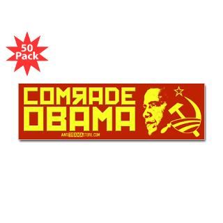 comrade obama bumper sticker 50 pk $ 135 99