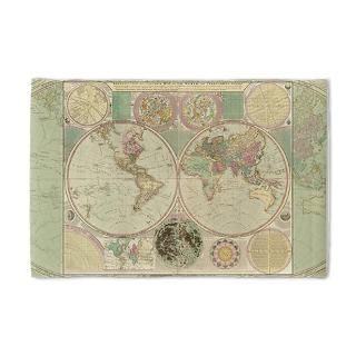 Antique Maps Bedding  Bed Duvet Covers, Pillow Cases  Custom