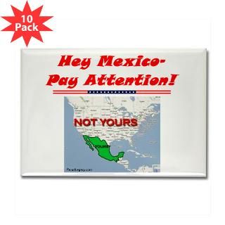 Listen Up Mexico Rectangle Magnet (10