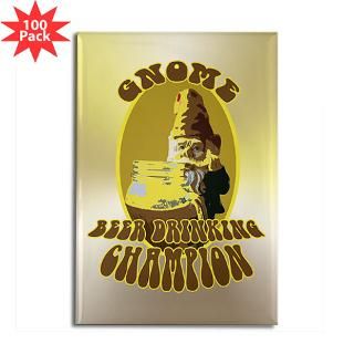 gnome beer drinking champion rectangle magnet 100 $ 143 99