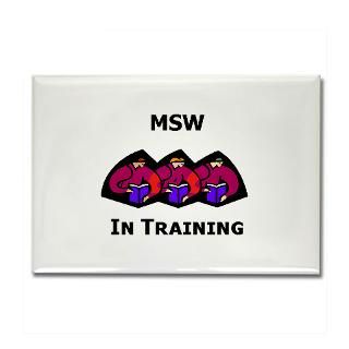 MSW in Training Rectangle Magnet (100 pack)