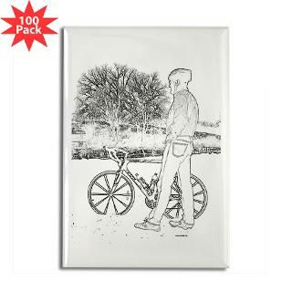 bicycle picture rectangle magnet 100 pack $ 147 99