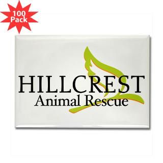 Hillcrest Animal Rescue Rectangle Magnet (100 pack
