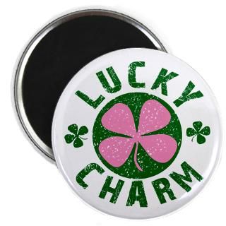 Green / Pink Lucky Charm St Patricks Day T shirts  Shamrockz