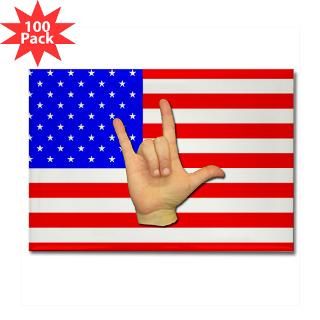 love usa in asl rectangle magnet 100 pack $ 151 99