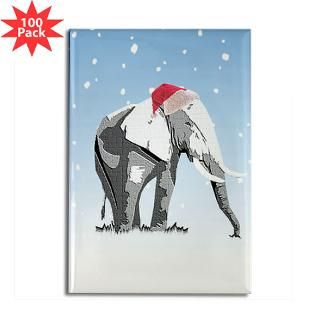 elephant christmas rectangle magnet 100 pack $ 152 99