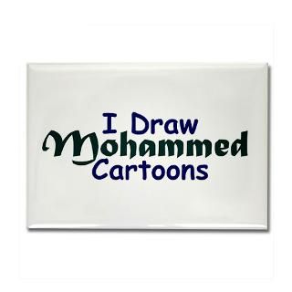 Draw Mohammed Cartoons Rectangle Magnet