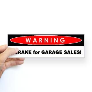 Garage Sale Stickers  Car Bumper Stickers, Decals