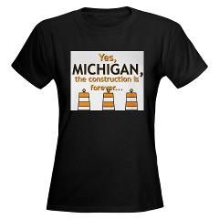 Yes Michigan (Funny) Maternity T Shirt by neurogog