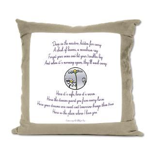 Daisy Gifts  Daisy Home Decor  Katniss sings to Rue Suede Pillow