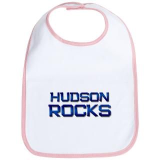 First Name Gifts  First Name Baby Bibs  hudson rocks Bib
