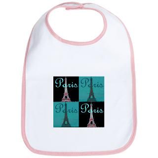 Country Gifts  Country Baby Bibs  Paris Bib