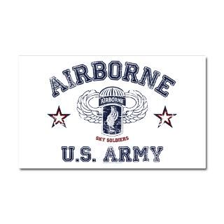 Army Airborne Car Magnet 20 x 12