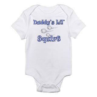 Daddys Lil Squirt Body Suit by customtees4tots