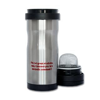 Advice Gifts  Advice Drinkware  Sarcastic Comment Tea Tumbler