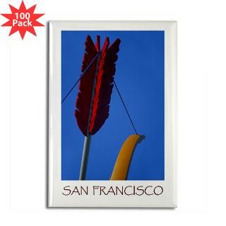 san francisco cupid s arrow rectangle magnet 100 $ 170 00
