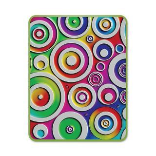 3D Gifts  3D IPad Cases  Colorful Circles iPad Case