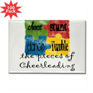 pieces of cheer rectangle magnet 100 pack $ 174 99