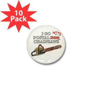 Postal for Chainsaws Mini Button (10 pack)