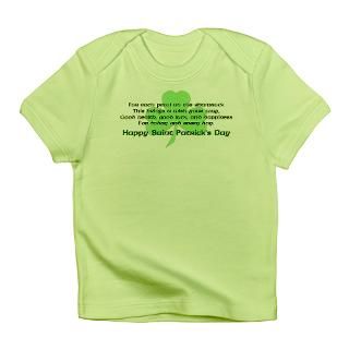 Baby Gifts  Baby T shirts  Saint Patricks Day Poem Infant T