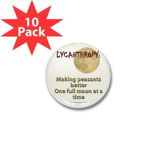 Lycanthropy Mini Button (10 pack)